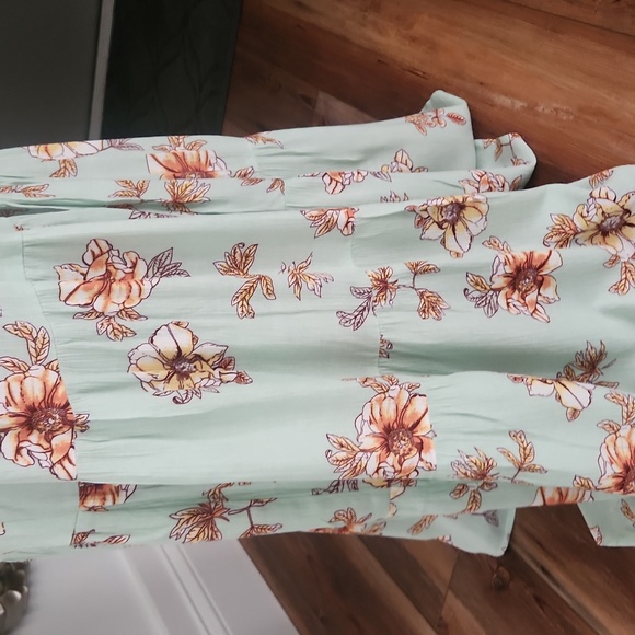 Floral Boho Maxi Cardigan Duster - Picture 6 of 8